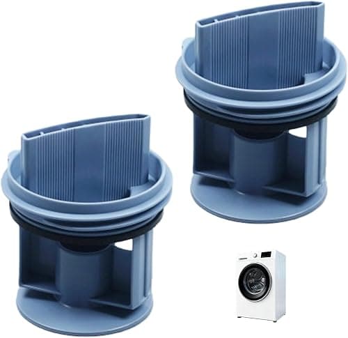 Pack of 2 Lint Sieve Washing Machine for Siemens Bosch Constructa Neff, Lint Sieve Filter Insert, Lint Sieve Replacement Part Compatible Washing Machine Washer Dryer 00647920, 00605010, 00602008 on Amazon.ae - Price Tracker