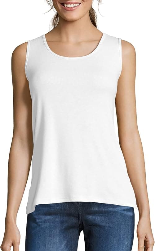 Hanes Women's Cotton Tank Shirt (pack of 1) on Amazon - Best Deal Finder