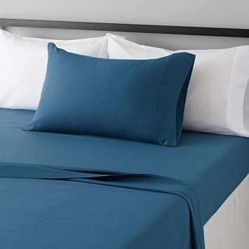 Amazon Basics Lightweight Super Soft Easy Care Microfiber Bed Sheet Set with 14” Deep Pockets - Twin XL, Dark Teal - Amazon.sa Price Tracker