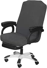 SARAFLORA Office Chair Cover- Medium, Grey- Removable Computer Chair Cover for Office Chair with Zipper for Universal Rotating Chair Desk Chair Cover Chair Seat Washable Protector for Pets - Amazon.ae Price Tracker