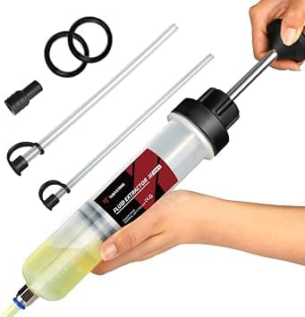 Thorstone Automotive Fluid Extractor Pump, Oil Change Syringe with Hose, Manual Fuel Suction & Filler, Fluid Oil Change Evacuator (7 Oz./0.21 Qt./200 CC) on Amazon.ae - Price Tracker
