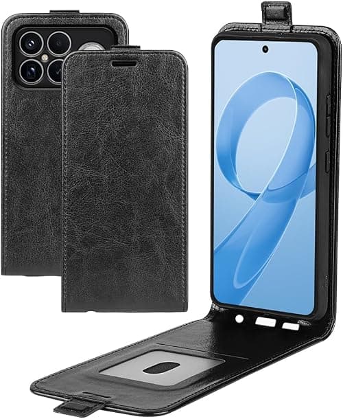 COQUE Case for Xiaomi Poco F8 Ultra 5G, R68 Simple Folded Leather Case with Card Slot Wallet Leather for Xiaomi Poco F8 Ultra 5G-Nero على Amazon.ae - متتبع الأسعار