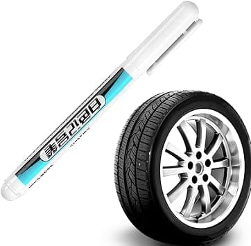 White Tire Paint Pen Reusable Tire Lettering Tool Automotive Marking Pencil on Amazon.ae - Price Tracker