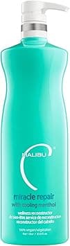Malibu C Miracle Repair Hair Reconstructor with Cooling Menthol - Nourishing Hair Repair Treatment for Weak, Damaged Strands - Scalp Invigorating Hair Care, 1 Liter on Amazon.ae - Price Tracker