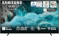 Samsung 98 Inch QLED TV, Q7F, 4K, Q4 AI Processor, 100% Color Volume with Quantum Dot, Secured by Knox, Endless Free Content, Smart TV, QA98Q7FAAUXSA (2025 - KSA Version) - Amazon.sa Price Tracker