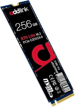 Addlink S70 Lite 256GB Ultra Durability Gaming SSD Maximum Speed 3000 MB/s Internal Solid State Hard Drive - M.2 2280 PCIe 3.0 NVMe Gen3X4 TLC 3D NAND SSD (ad256GBS70LTM2P) on Amazon.ae - Price Tracker