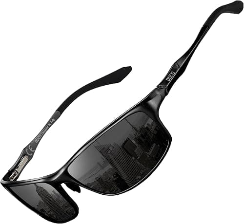 DUCO Polarized Sunglasses for Men 100% UV400 Protection Metal Frame Driving Men's Sun Glasses 8201 on Amazon - Best Deal Finder