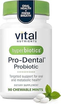 PRO-Dental: Probiotics for Oral & Dental Health - Targets Bad Breath at its Source - Top Oral Probiotic Strains Including S. salivarius BLIS K12 & BLIS M18 - Sugar Free (Chewable) - 90 Day Supply on Amazon.ae - Price Tracker