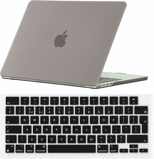 Se7enline Compatible with MacBook Neo Case 13 inch 2026 Model A3404, Hard Shell & Washable Keyboard Cover, Anti-Scratch Anti-Drop Slim Fit Protective Case for Daily Use Travel,Grey on Amazon.ae - Price Tracker