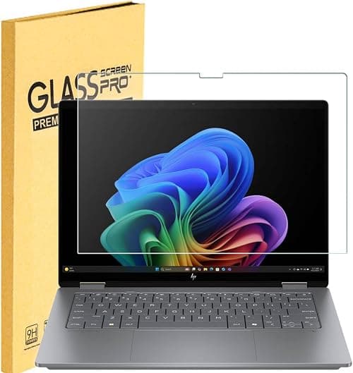 MUBUY-GOL 9H Tempered Glass Screen Protector for HP OmniBook X Flip 14" 2-in-1 Touchscreen Laptop, Scratch Resistant Ultra-Durable, Compatible with 14-kb/14-kc/14-fm/14t-fm/14-fk/14z-fk on Amazon.ae - Price Tracker