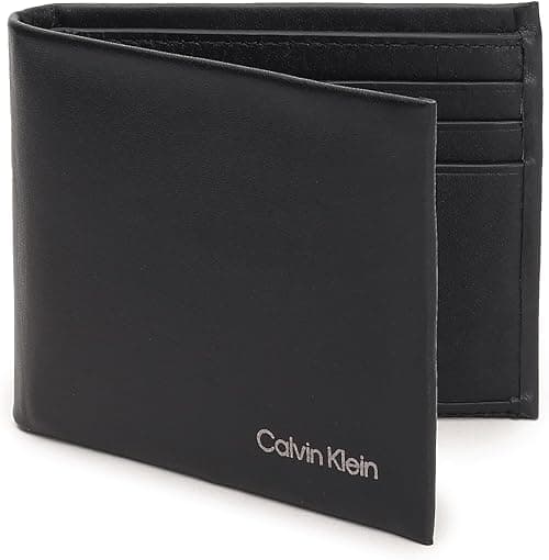 Calvin Klein Men's Concise Bifold 6CC W/Bill Wallets, Ck Black, OS, Ck Black, OS on Amazon.ae - Price Tracker
