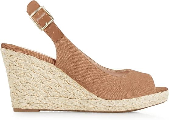 Juliet Holy Womens Ankle Strap Espadrille Wedges Round Open Toe Platform Slingback Slip on Peep Toe Sandals Comfort Summer Shoes on Amazon.ae - Price Tracker