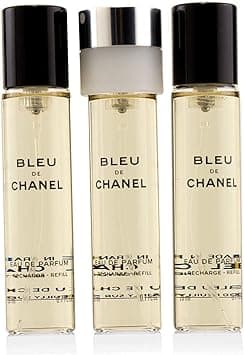Chanel Bleu De Chanel Eau De Parfum Refillable Travel Spray Refill 3x20ml on Amazon.ae - Price Tracker