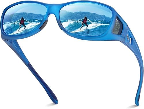 DUCO Wraparound Fitover Glasses Polarized Wear Over Sunglasses for Men Women UV Protection Sun Glasses Driving 8953 on Amazon - Best Deal Finder