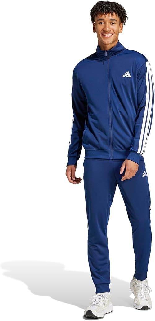 adidas Men's Sportswear Basic 3 Stripes Tricot Tracksuit TRACKSUIT on Amazon.ae - Price Tracker