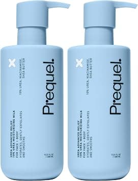 Prequel Skin Urea Advanced Relief Moisturizing Milk, 10% Urea Lotion for Face and Body, Unscented, Hydrating Cream for Extremely Dry Skin, Soothing for Sensitive Skin - 6.75 fluid ounce (Pack of 2) on Amazon.ae - Price Tracker