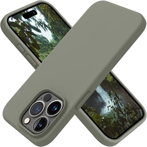 OTOFLY Compatible with iPhone 15 Pro Max Case, Silicone Shockproof Slim Thin Phone Case for iPhone 15 Pro Max (6.7 inch), (Calke Green) on Amazon.ae - Price Tracker