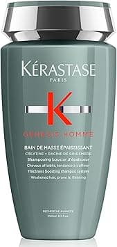 Kérastase Genesis Homme Bain De Masse Thickening Shampoo for Weakened Hair for Men 250ml on Amazon.ae - Price Tracker