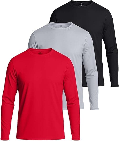Real Essentials 3 Pack: Men's Quick-Dry Short Sleeve Athletic Performance Polo Shirt (Available in Big & Tall) on Amazon.ae - Price Tracker
