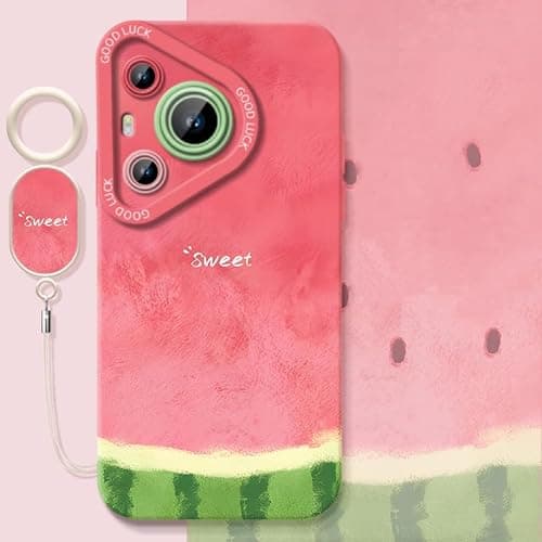 Huawei Pura 70 Ultra Phone Case,Summer watermelon creativity combined with liquid silicone, making the phone visually cooler,Huawei P70 Ultra/pro/70 cover (Non seed style, Huawei Pura 70) on Amazon.ae - Price Tracker