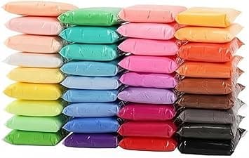 36 Color Non-Toxic Air Dry Clay Set for Kids – Soft, Lightweight Magic Clay for Creative DIY Crafts and Modeling Fun on Amazon.ae - Price Tracker