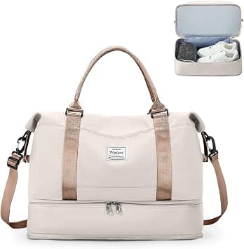 SZLX Travel Duffel Bag Airline Approved Weekend Bag with Trolley Sleeve on Amazon - Best Deal Finder