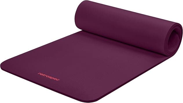 Retrospec Retrospec Solana Yoga Mat 1/2" Thick w/Nylon Strap for Men & Women - Non Slip Excercise Mat for Yoga, Pilates, Stretching, Floor & Fitness Workouts on Amazon - Best Deal Finder