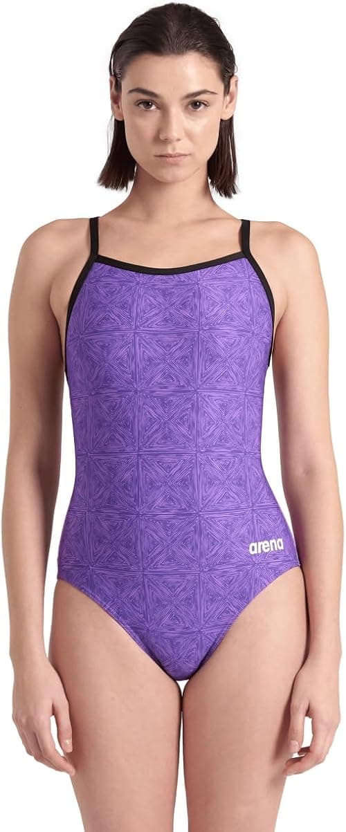 ARENA womens Arena Performance Women's Abstract Tiles Light Drop Back Swimsuit One Piece Swimsuit (pack of 1) on Amazon.ae - Price Tracker