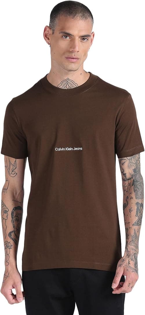 Calvin Klein Jeans Mens INSTITUTIONAL T-Shirt on Amazon.ae - Price Tracker