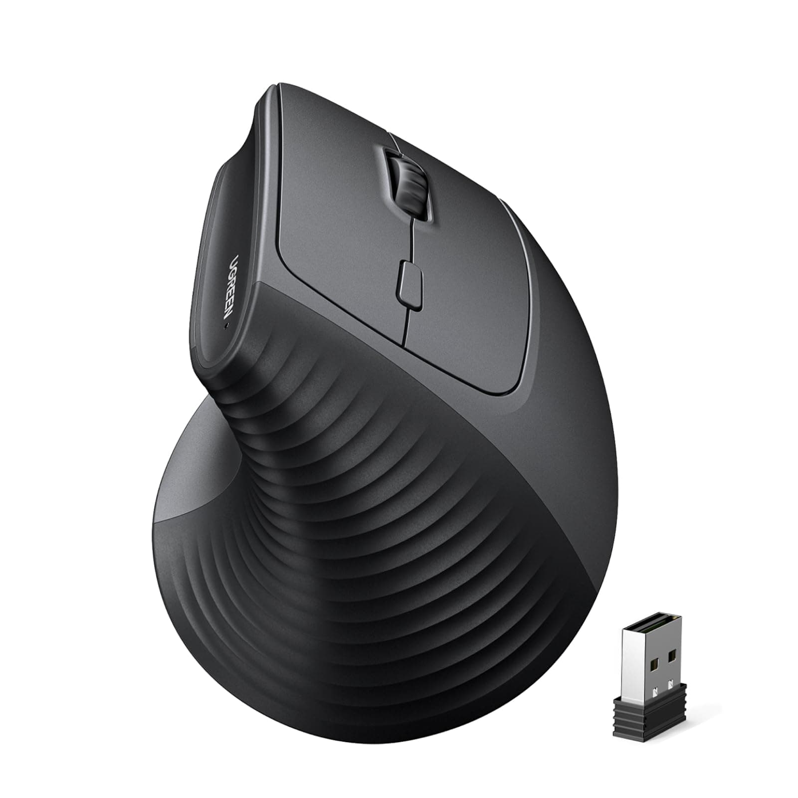UGREEN Ergonomic Vertical Mouse, 2.4GHz Optical Wireless Mouse, 4 Adjustable DPI 4000/2000/1600/1000 Levels 6 Buttons Mouse Wireless, for Laptop, PC, Computer, Desktop, Notebook etc on Amazon.ae - Price Tracker