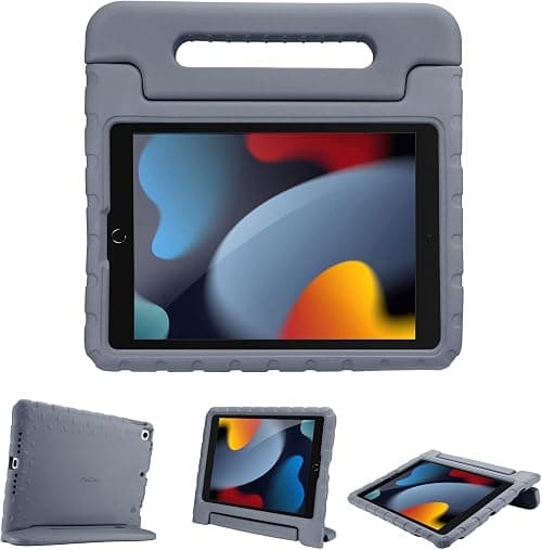 ProCase Kids Case for iPad 10.2 inch 9th 2021/ 8th 2020/ 7th 2019/ iPad Air 10.5" 2019/ iPad Pro 10.5, Shockproof Convertible Handle Stand Cover Light Weight Kids Friendly Case for iPad 9/8/7 -Grey on Amazon.ae - Price Tracker