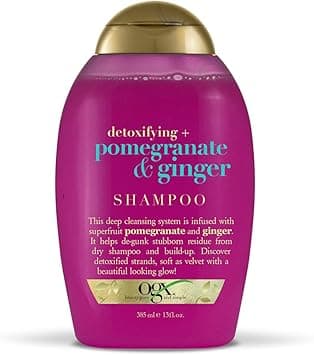OGX (Pomegranate & Ginger, 380ml) - Detoxifying + Pomegranate & Ginger Shampoo 380ml Bottle on Amazon.ae - Price Tracker