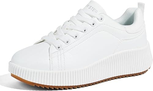 LUCKY STEP Women's Platform Sneakers Rhinestone Fashion Chunky Casual Sparkly Retro Braided Walking Shoes on Amazon.ae - Price Tracker