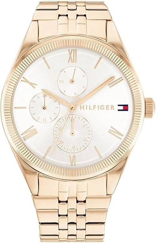Tommy Hilfiger Women's Multifunction Stainless Steel Case and Link Bracelet Watch on Amazon - Best Deal Finder