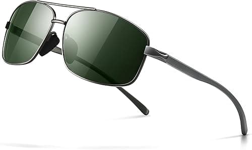 SUNGAIT Ultra Lightweight Rectangular Polarized Sunglasses UV400 Protection on Amazon.ae - Price Tracker