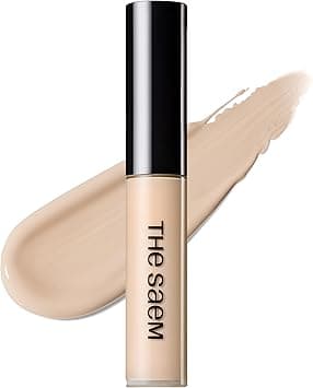 THE SAEM Cover Perfection Tip Concealer, Liquid Multi-Use Concealer, Full Coverage Makeup for Acne Dark Spots Dark Circles Hyperpigmentation and Blemishes, 0.2 fl.oz. (#1.25 Light Beige) on Amazon.ae - Price Tracker