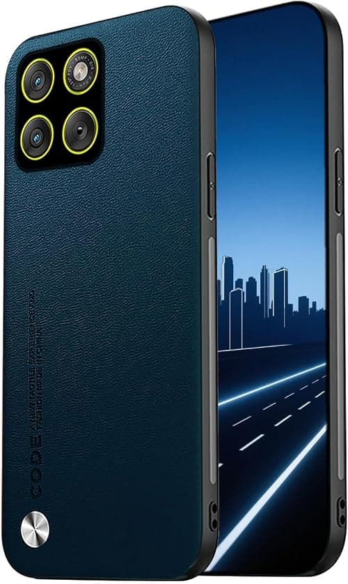 YUEQIAN Motorola Moto G77 5G Case, Ultra PU Leather Back Cover Case Dual Layer Shockproof & Simple Business Style Case (Dark Blue) on Amazon.ae - Price Tracker