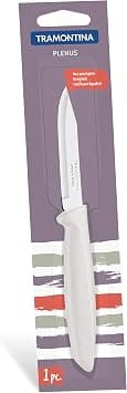 Tramontina Plenus 3 Inches Vegetable and Fruit Knife with Stainless Steel Blade and White Polypropylene Handle on Amazon.ae - Price Tracker