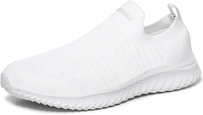 Men's Slip On Walking Shoes Women's Athletic Mesh Sneakers Casual Loafer Breathable Sports Shoes Low-Top Road Running Shoes Comfortable Lightweight on Amazon.ae - Price Tracker
