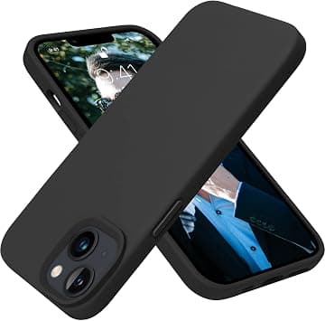 OTOFLY Designed for iPhone 13 Phone Case, Silicone Shockproof Slim Thin Phone Case for iPhone 13 6.1 inch (Black) على Amazon.ae - متتبع الأسعار
