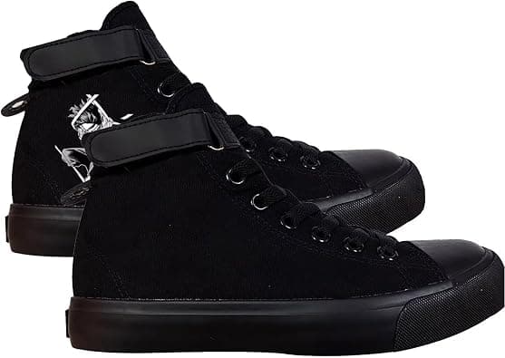 Anime MHA Shoes Unisex Canvas Sneakers High Top Lace ups Bakugou Katsuki Todoroki Shoto Hawks Dabi Shoes on Amazon.ae - Price Tracker
