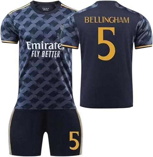 23/24 New Season Madrid BELLINGHAM. #5 Football Kit - Madrid Away Soccer Jersey and Shorts for Kids and Youth Sizes. على Amazon.ae - متتبع الأسعار