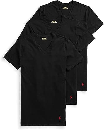 Polo Ralph Lauren mens Rcvnp3 Classic Fit W/Wicking 3-pack V-necks on Amazon.ae - Price Tracker