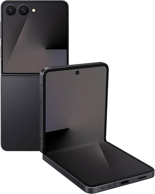 Samsung (Renewed) Galaxy Z Flip7 Cell Phone, 512GB AI Smartphone, Unlocked Android, Long Battery Life, 2025, Jet Black (International Version) on Amazon - Best Deal Finder