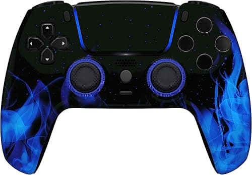 Custom Controllerzz Wireless Controller Compatible with PS5 - Multiple Designs Available (PS5 Blue Flame) على Amazon.sa - متتبع الأسعار