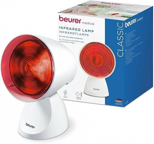 Beurer IL 21 Infrared Heat Lamp | Warm and soothing infrared light | Helps ease muscle aches and joint stiffness | Speed recovery from the common cold | 5 angles of inclination | 5 Years Warranty on Amazon.ae - Price Tracker