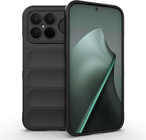 SEAHAI Case for Xiaomi POCO F8 Ultra 5G, Sturdy Shockproof Case Soft Silicone Airbag Design Rubber Cover Heavy Duty Protection Ultra Thin Cover - Black on Amazon.ae - Price Tracker