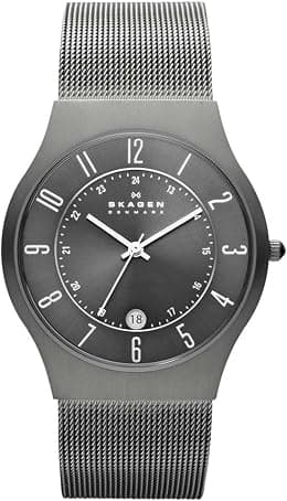 Skagen Men's Sundby, Three-Hand Date Stainless Steel Watch - Amazon.ae Price Tracker