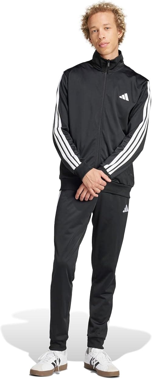 adidas Men's Sportswear Basic 3 Stripes Tricot Tracksuit TRACKSUIT on Amazon.ae - Price Tracker