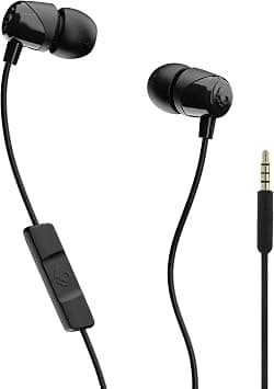Skullcandy Jib In-Ear Noise Isolating Earbuds with Microphone and Remote for Hands Free Calls - Black/Black | 3.5mm Wired Earbuds, In-Ear Headphones, Noise Isolating Fit, In-Line Microphone Call and Track Control, Travel Ready on Amazon.ae - Price Tracker